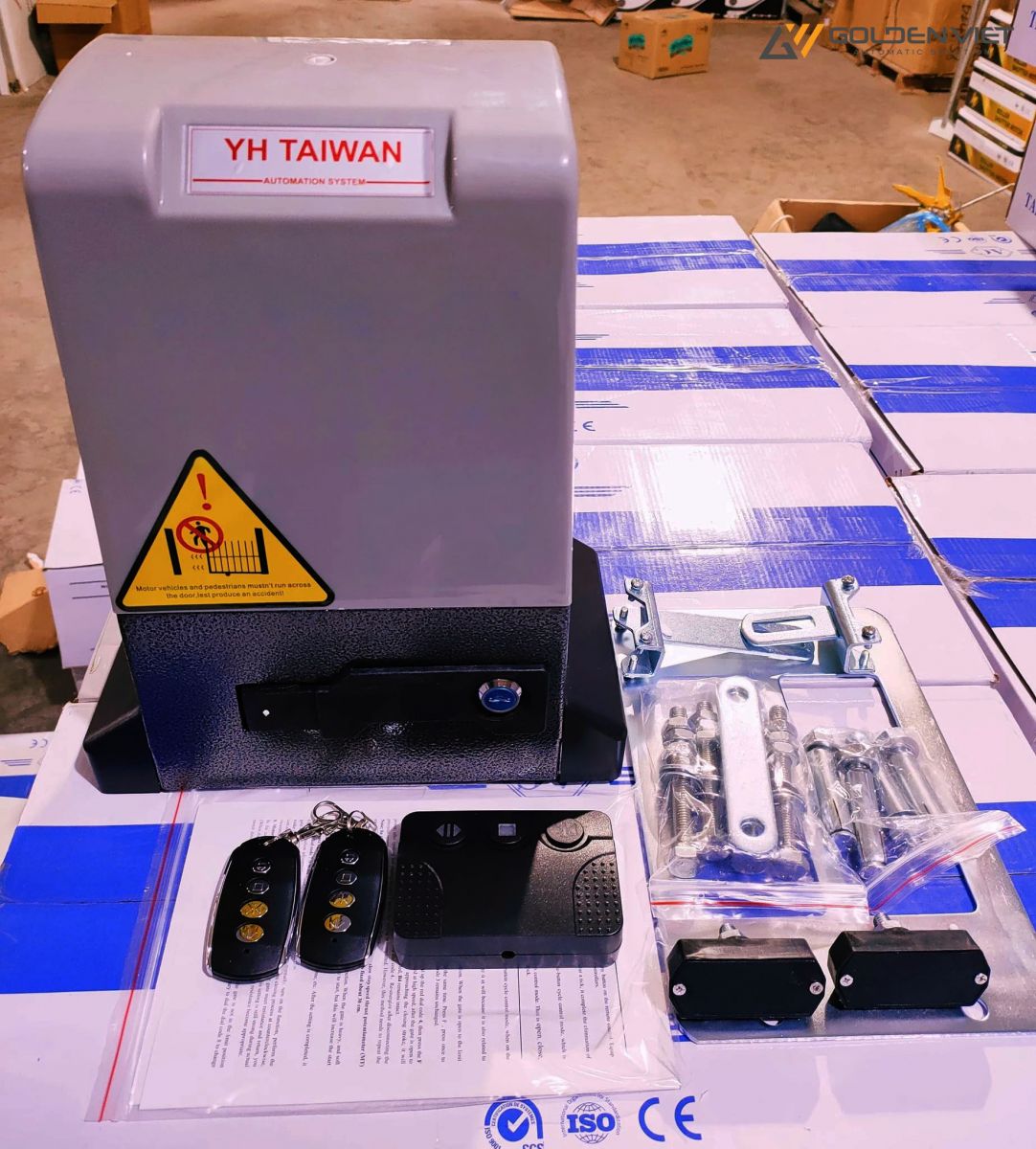 Golden Việt cung cấp động cơ cổng lùa tự động YH 1000kg uy tín